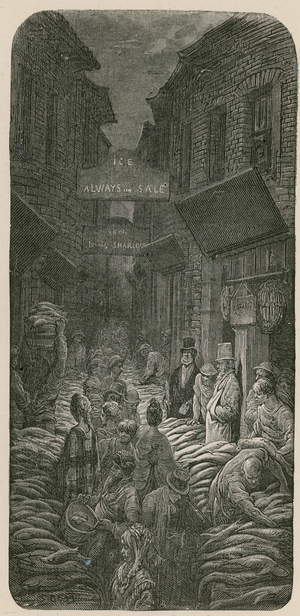 Dark Horse Lane, Billingsgate (engraving)