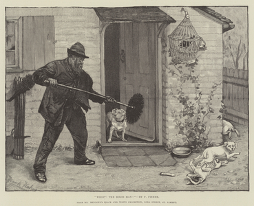 "Whist! The Bogie Man!" From Mr Mendoza's Black and White Exhibition, King Street, St James's (engraving)