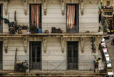 Old town of Algiers with colonial architecture, Alger, Algeria, 2000 (photo)