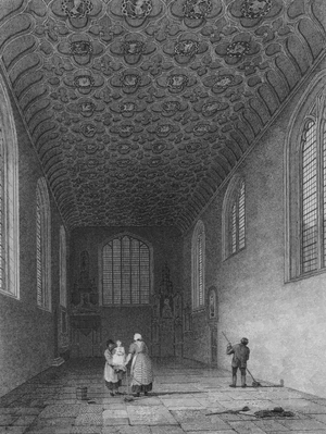 Interior of the Savoy Chapel, Westminster (engraving)