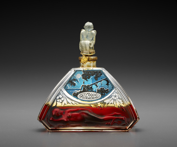 Nuit Fleurie, bottle designed c. 1920, made c. 1930 (glass, wax, & thread)