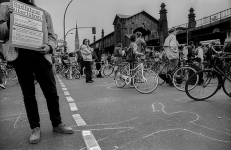Traffic demo, 1991 (photo)