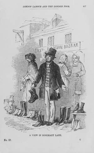 A View in Rosemary Lane (engraving)