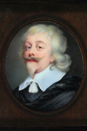 Sir Edward Littleton, Lord Littleton Of Munslow (enamel)