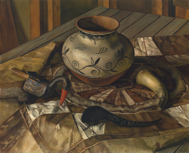 Americana, 1930 (oil on canvas)