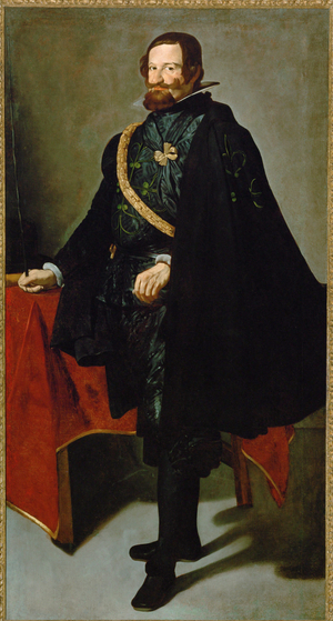 Gaspar de Guzman y Pimentel, conde de Olivares, King Philipp IV's all-powerful minister (painting on canvas)