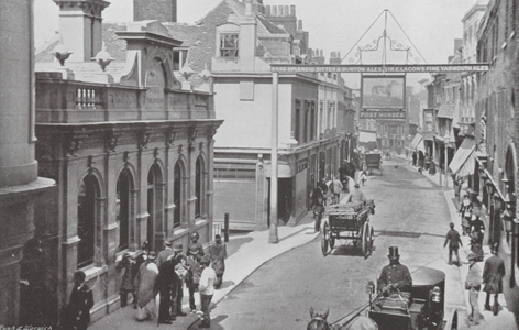 Croydon: Old View of High Street (b/w photo)