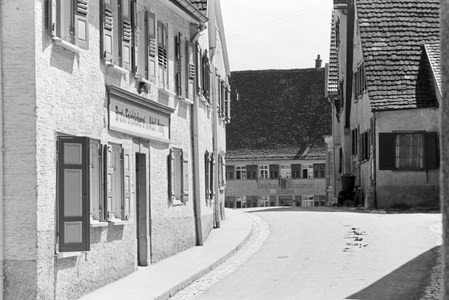 A trip to Giengen, Germany 1930s (b/w photo)