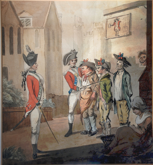 British Army, British Recruiting Party, 1780 