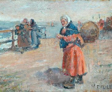 A Ross-shire Fishwife (oil on canvas)