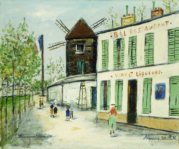 Moulin de Sannois, (oil on canvas)