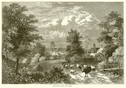 Notting Hill in 1750 (engraving)