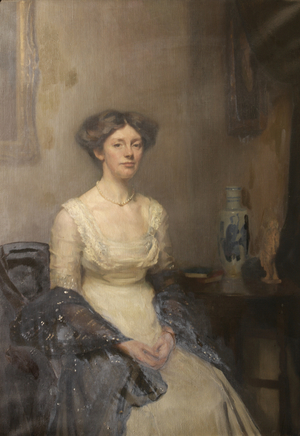 Olive Mary Wolryche-Whitmore, Mrs Eustace Scott Hamilton-Russell, 1900 (oil on canvas)