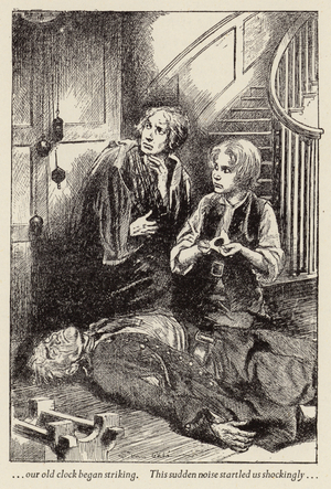 Illustration for Treasure Island by Robert Louis Stevenson (litho)