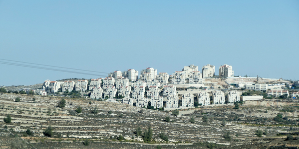 Israeli settlement in the Occupied Palestinian, West Bank around Jerusalem, Israel