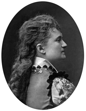 Madeleine Boufflar aka Zulma Bouffar (1841-1909) french actress and opera singer, photo by Reutlinger, 1875