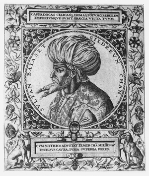 Bayezid I, 19th century (engraving)