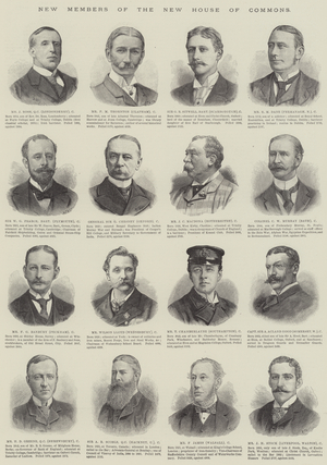 New Members of the New House of Commons (engraving)