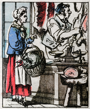 A maid, c.1860 (print)