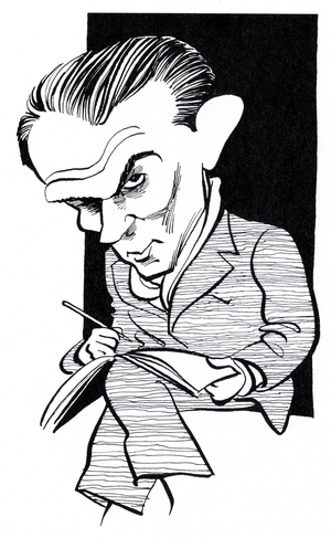 Bruno Schulz, caricature