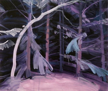 Forêt-noire 2 ,2017 (acrylic on canvas)