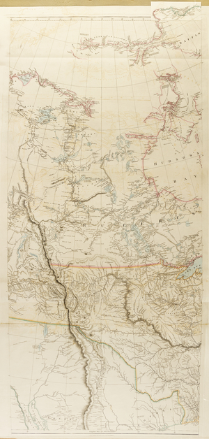 A Map Exhibiting All the New Discoveries in the Interior Parts of North America, 1824 (print)