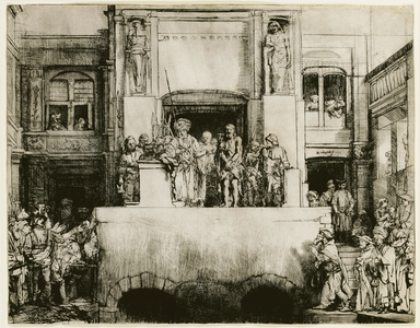 Christ Presented to the People, 1655 (drypoint)
