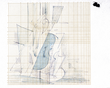 Picasso sketches 125, 1988 (drawing)