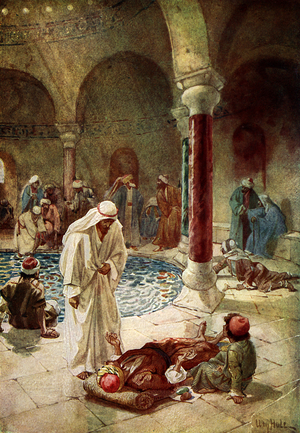 Jesus cures a sick man - Bible