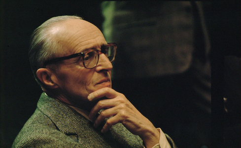 Director Rene Clair at the Palais Garnier, Paris (photo)