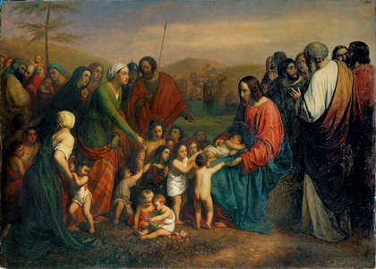 Let the children come to me (painting on canvas)