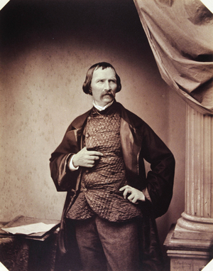 Wilhelm von Kaulbach 1805-1874 painter, colour photograph of the original photograph by Franz Hanfstaengl …, 1857 (photo)