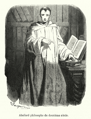 Abailard philosophe du douzieme siecle (engraving)