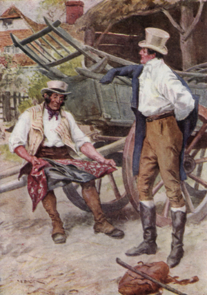 Illustration for The Broad Highway a Romance of Kent (colour litho)