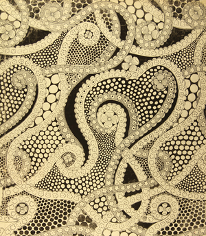 Textile Design, 1970 (gouache on paper)