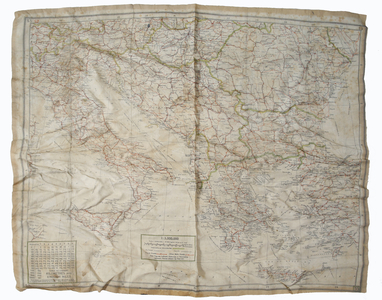 United States, Bomber Pilot's Printed Silk Cloth Map
