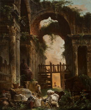 Roman Ruins, 1759 (oil on canvas)