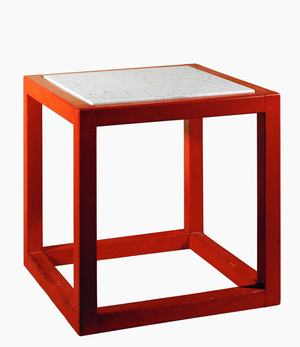 Cube-shaped table … (marble)