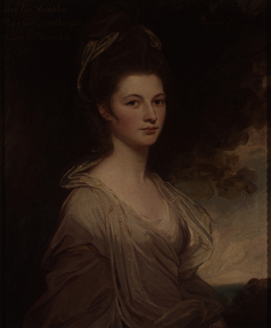 Portrait of Lady Elizabeth Cavendish (oil on canvas)