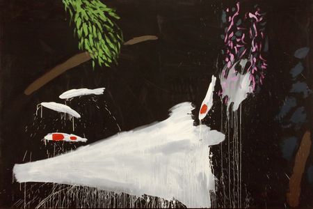 Oriental Garden, Kyoto, 1982 (acrylic on canvas)