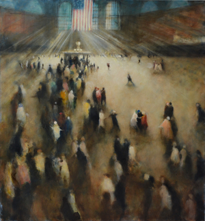 Embrace Grand Central I, 2016 (oil painting)