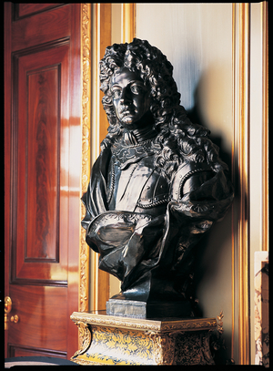 Bust of the 1st Duke of Marlborough on a Boulle pedestal (bronze)