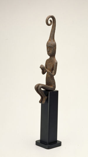 Seated figure, 19th-early 20th century (forged iron)