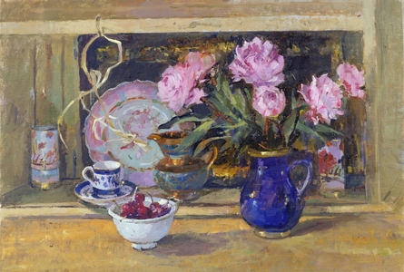 Peonies & Cherries