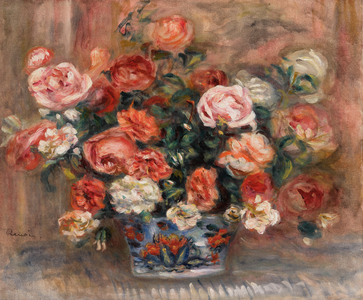 Vase of Roses, 1890 (oil on canvas)