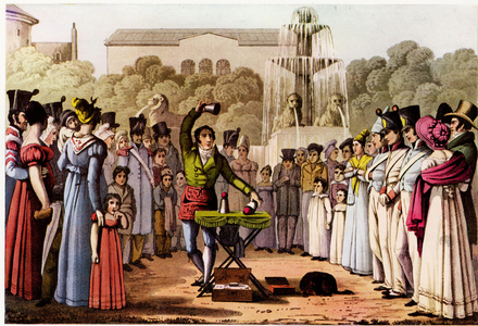 The Magician Magazine Plate, UK, 1840s & Pre