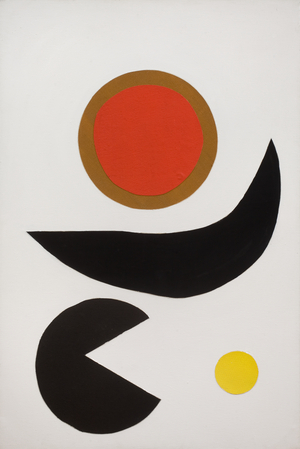 Ochre Dusk, Pink to Black, 1990 (oil on canvas with canvas collage)