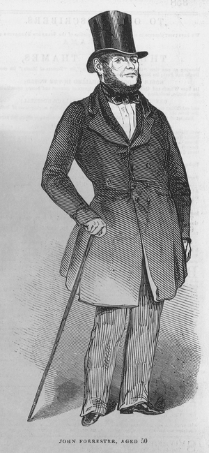 Portrait of John Forrester (engraving)