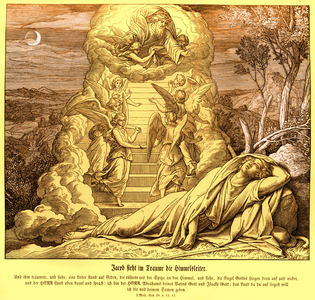 Jacob dreams of the ladder to heaven, Genesis