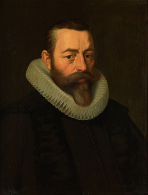 Portrait of Pieter Dircksz Hasselaer, 1610 (oil on panel)
